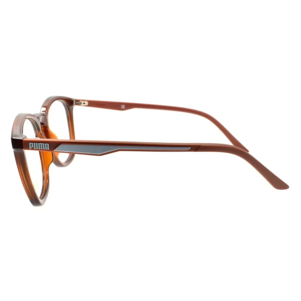 PUMA PU0389O 004 Eyeglasses Frames 52-20-140 Brown